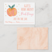 Peach Gold Ratschlag Wie viele Spiel Begleitkarte (Vorne/Hinten)