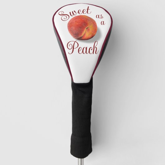 Peach Golf Head Cover Golf Headcover (Vorderseite)