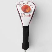 Peach Golf Head Cover Headcover (Vorderseite)