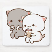 Peach Goma Ess Puzzle Maus Pads Mousepad (Vorne)