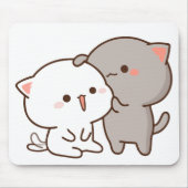 Peach Goma Liebe Mouse Pads Mousepad (Vorne)