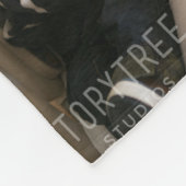 Peach Gradient 5-photo Family Tribute Keepsake Fleecedecke (Ecke)