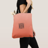Peach Gradient Custom Monogram bags Tasche (Von Nahem)