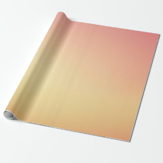 Peach Gradient Wrapping Paper Geschenkpapier