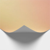 Peach Gradient Wrapping Paper Geschenkpapier (Ecke)