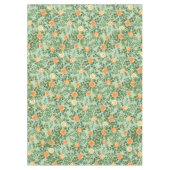 Peach Green Wedding Spring Pastel Tischdecke (Vorderseite)