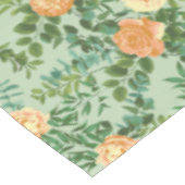 Peach Green Wedding Spring Pastel Tischdecke (Schrägansicht)