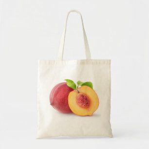 Peach halves tragetasche