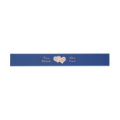 Peach Hearts Wedding Invitation Bly Band 2 (Flach)