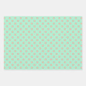 Peach Hochwertiges Wrapping Paper Flat Sheet Set Geschenkpapier Set (Vorderseite 2)