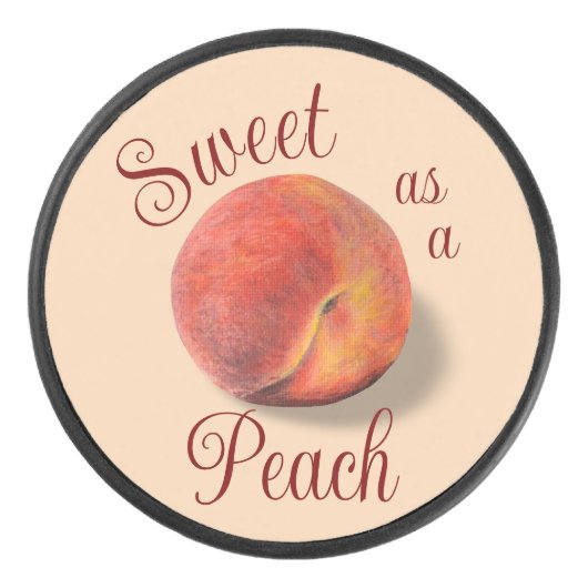 Peach Hockey Puck (Vorderseite)