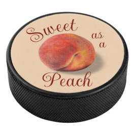 Peach Hockey Puck