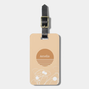 Peach Horizons Personalisierte Abdeckung des iPa Gepäckanhänger