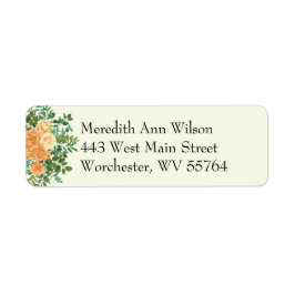 Peach Ivory Hochzeit Vintage Rose