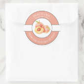 Peach Jam Label Runder Aufkleber (Tasche)