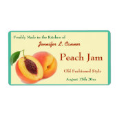 Peach Jam oder Preserve Canning Jar (Vorne)