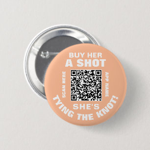 Peach Kauf ihr einen Shot Sie heiratet QR Code Button