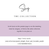 Peach, Lavender Sitzplan Cards mit Gästennamen