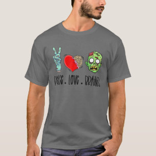 Peach Liebe Gehirn Halloween Kostüm T-Shirt