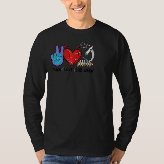 Peach Liebe Labrador Week Technologe T-Shirt (Vorderseite)