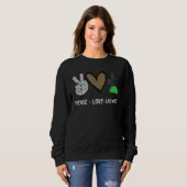 Peach Liebe Labrador Woche 2022 Laboratory Tech Te Sweatshirt (Vorne ganz)