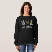Peach Liebe Labrador Woche 2022 Laboratory Tech Te Sweatshirt (Vorne ganz)