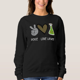 Peach Liebe Labrador Woche 2022 Laboratory Tech Te Sweatshirt