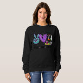Peach Liebe Labrador Woche 2022 Laboratory Tech Te Sweatshirt (Vorne ganz)