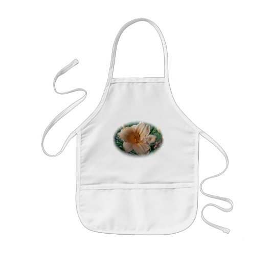 Peach Lily Kid's Schürze (Vorne)