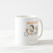 Peach Local Grown Baby Shower Tasse - Floral Hedge (VorderseiteRechts)