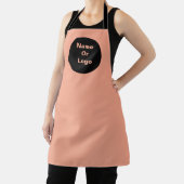 Peach-Logo personalisieren Schürze (InSitu)