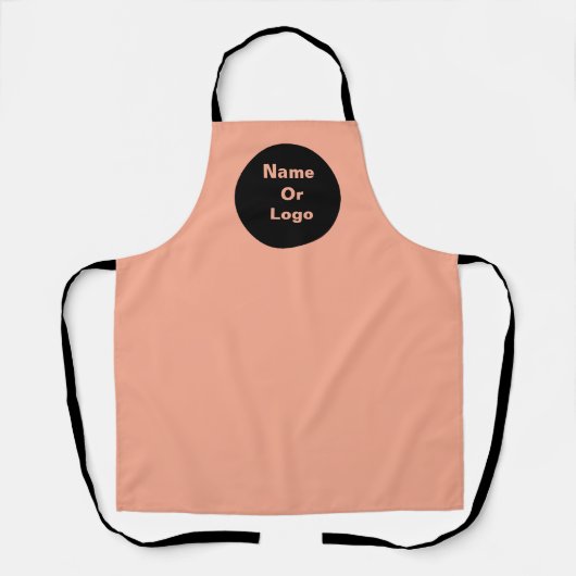 Peach-Logo personalisieren Schürze (Vorderseite)