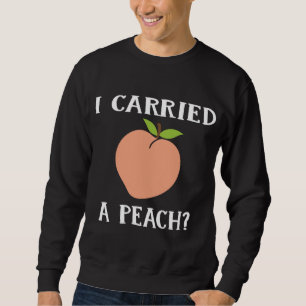 Peach Lover Bekleidung, ich trug eine Pfirsichfruc Sweatshirt