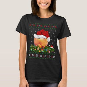 Peach Lover Xmas Weihnachtsmannmütze Ugg Peach Chr T-Shirt