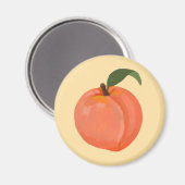 Peach Magnet (Vorderseite/Rückseite)