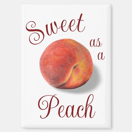 Peach Magnet (Vorderseite)