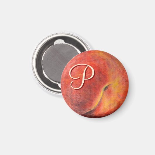 Peach Magnet (Vorderseite/Rückseite)