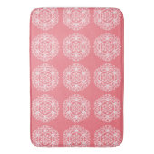 Peach Mandala Badematte (Vorderseite Vertikal)