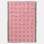 Peach Mandala Decke (Vorderseite Vertikal)