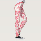 Peach Mandala Leggings (Rechts)