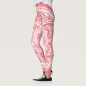 Peach Mandala Leggings (Links)