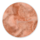 Peach Marble abstrakt Keramikknauf (Vorderseite)