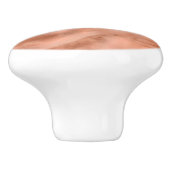 Peach Marble abstrakt Keramikknauf (Seitenansicht)