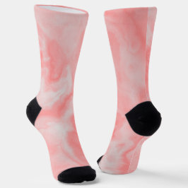 Peach Marble Socks Socken