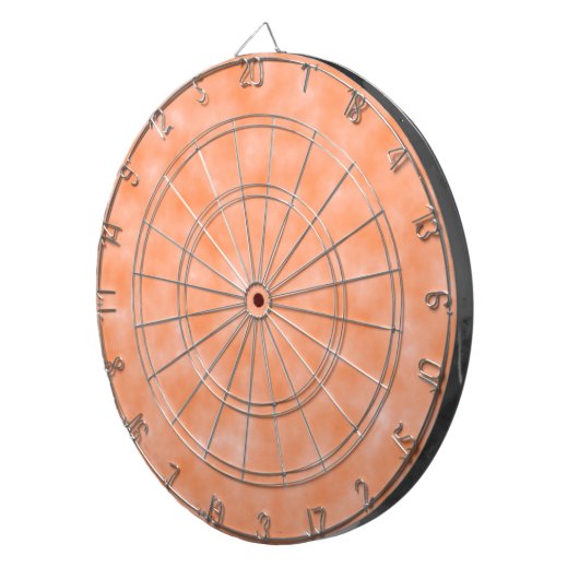 Peach Marbleized Dartscheibe (Vorderseite rechts)