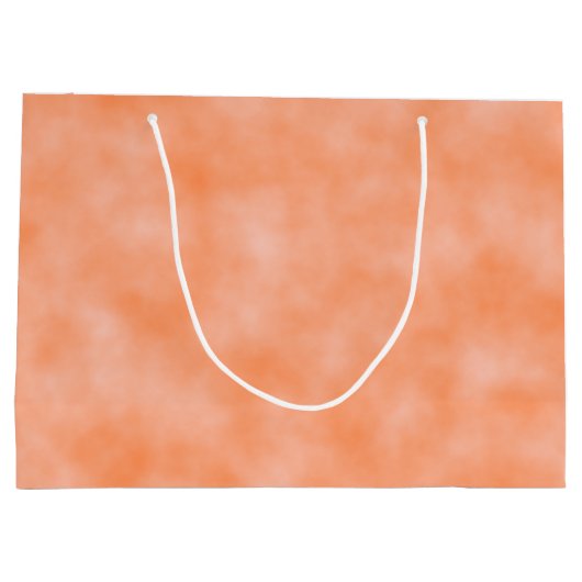 Peach Marbleized Große Geschenktüte (Rückseite)