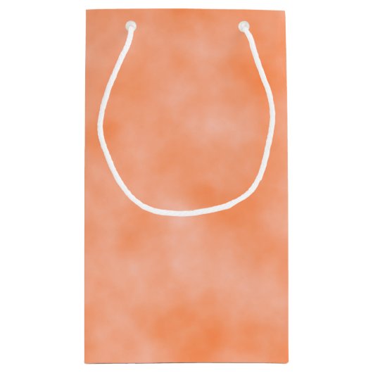 Peach Marbleized Kleine Geschenktüte (Rückseite)