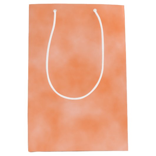 Peach Marbleized Mittlere Geschenktüte (Vorderseite)