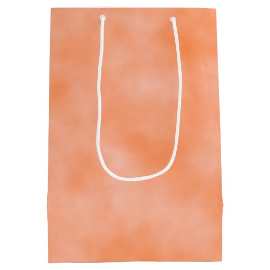 Peach Marbleized Mittlere Geschenktüte (Rückseite)