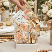 Peach Meadow Boots Bridal Shower Serviette